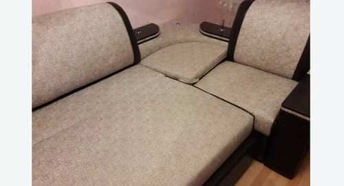 Химчистка углового дивана. Алматы