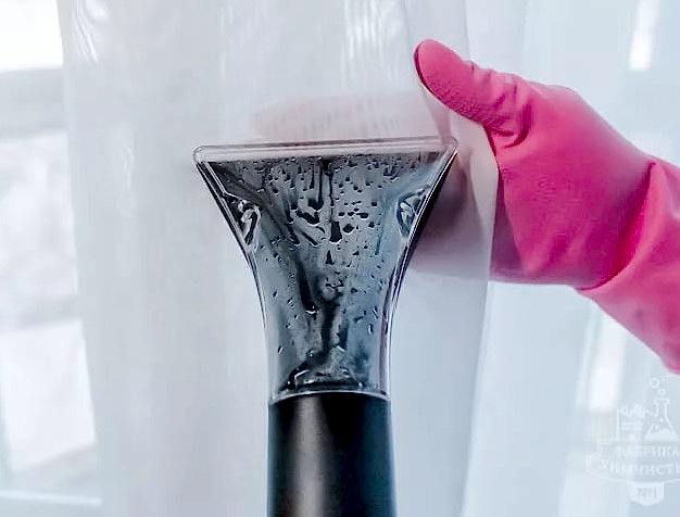 чистка штор без снятия