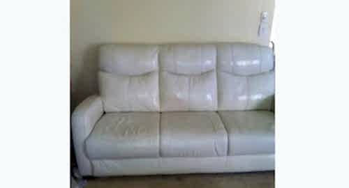 Химчистка кожаного дивана. Алматы